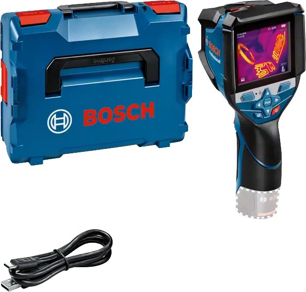Bosch Professional Camera Termográfica Gtc 600 C Professional, 12 Voltios, Detector Thermal Blue/Black Battery