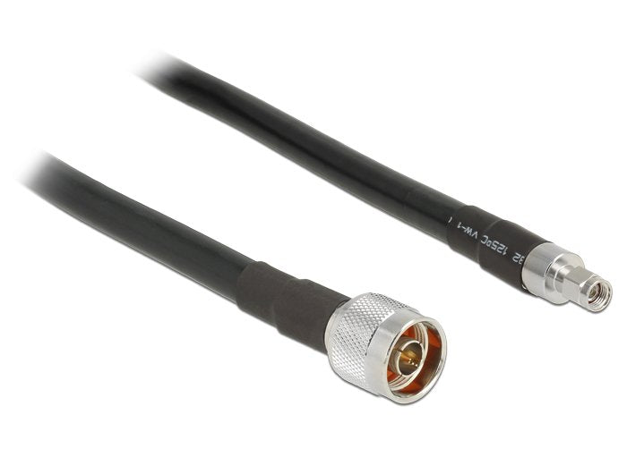 Delock Cable Antenna Male N Male Rp-sma CFD400 LLC400 5M Baja Pérdida