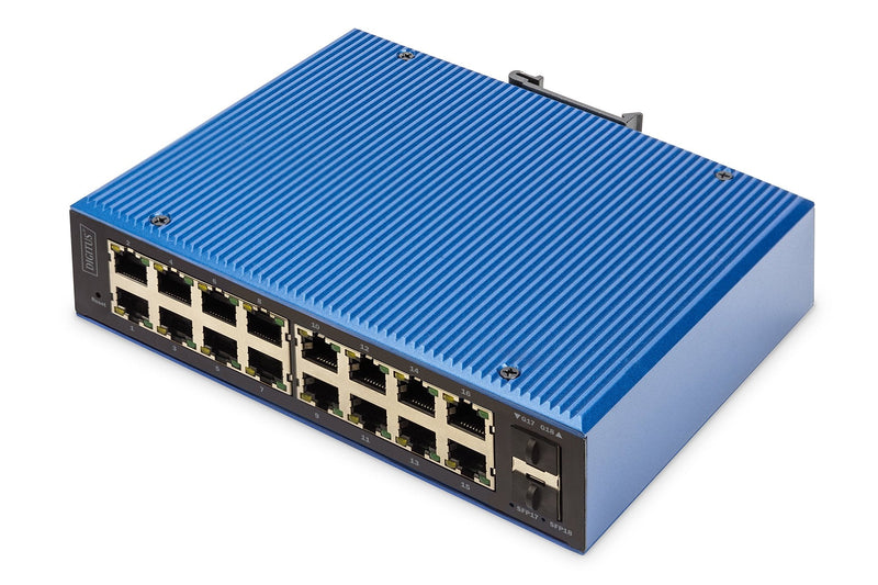 Digitus Switch Gigabit Ethernet Industrial L2 16 + 2 Ports Managed