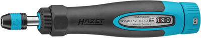 Hazet Screwdriver Dinamométrico 6004CT-12 Black/Blue 0,2 - 1,2 Nm, Portapuntas 1/4, Handle Round 6004CT-12 — image 1