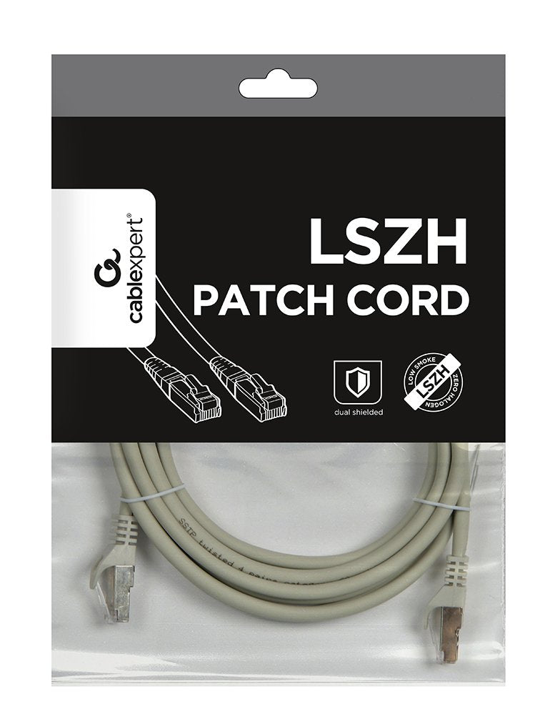 Gembird Network Cable RJ45, CAT.6A, FTP, Lszh, 3M, Grey