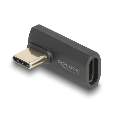 Delock 60244 USB Adapter 40Gbps USB Type-c™ PD 3.1 240W Male a Port Female Girado Sesgado Hacia Izquierda And  — image 1