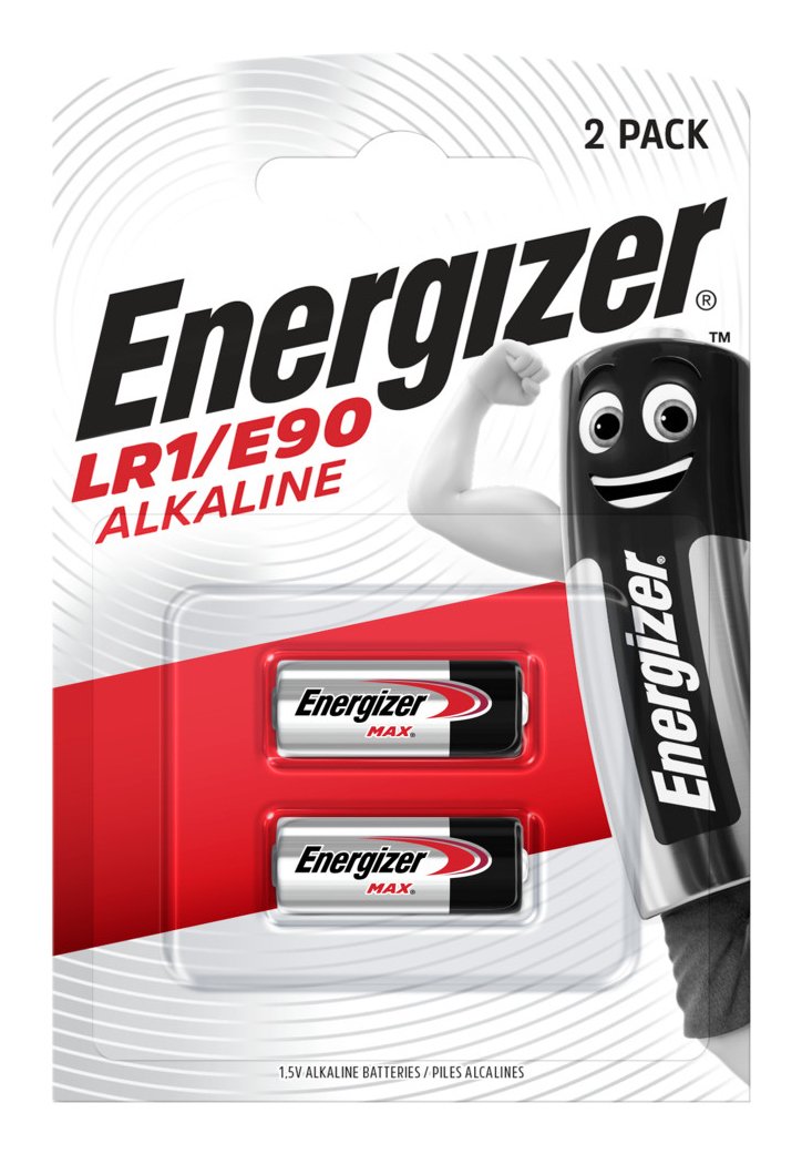 Energizer Battery Alcalina LR1 E90 MN9100 1,5V BLISTER*2