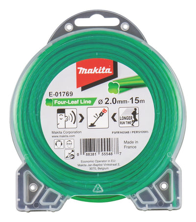 Makita E-01769 Line Siega Cuatro Hojas 2,0MM X 15M — image 1