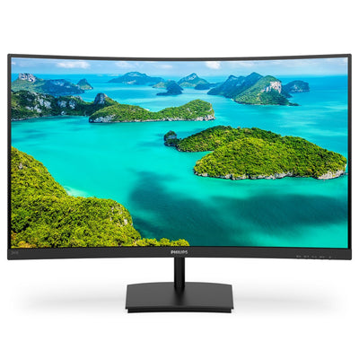Philips Monitor 241E1SCA - 24 Curved FHD - Panel VA - 4 Ms - 75 HZ VGA / HDMI - Freesync — image 1