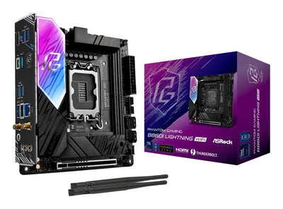 Asrock Motherboard B860I Lightning Wi-Fi 1851 Mitx HDMI USB-C DDR5 90-MXBRZ-A0UAYZ — image 1