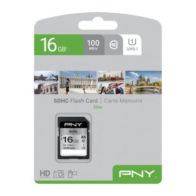 Pny Elite 16GB Sdhc Uhs-i Clase 10 — image 1