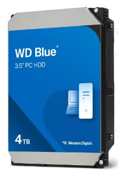 Western Digital Drive HDD Blue 4TB 128MB 5400 Rpm 3,5 WD40EZZX — image 1