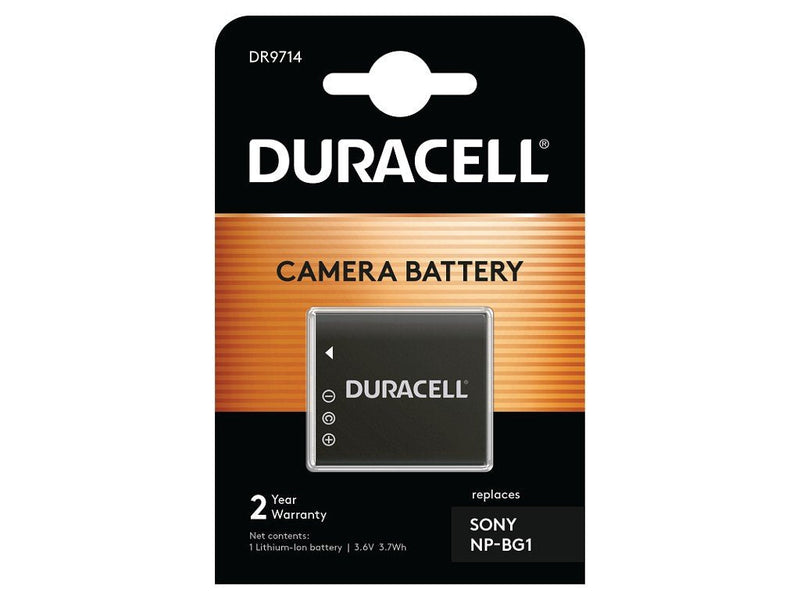 Duracell Digital Camera Battery 3.6V 1020MAH Replaces Sony NP-BG1 DR9714