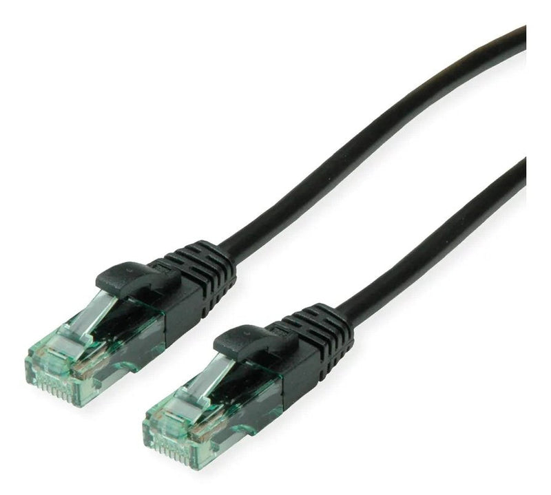 Roline Rm Network Cable CAT.6A UTP, Black 0,5M