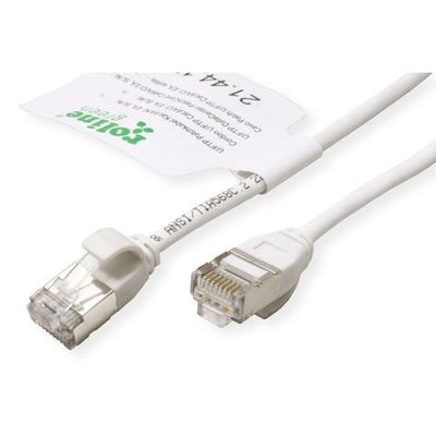Roline Green U FTP Network Cable CAT.6A (class Ea), Lsoh, Slim, White 5M — image 1