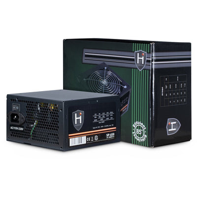 Power Supply Inter-tech 650W Hipower SP-650 1X 120MM Fan Retail — image 1