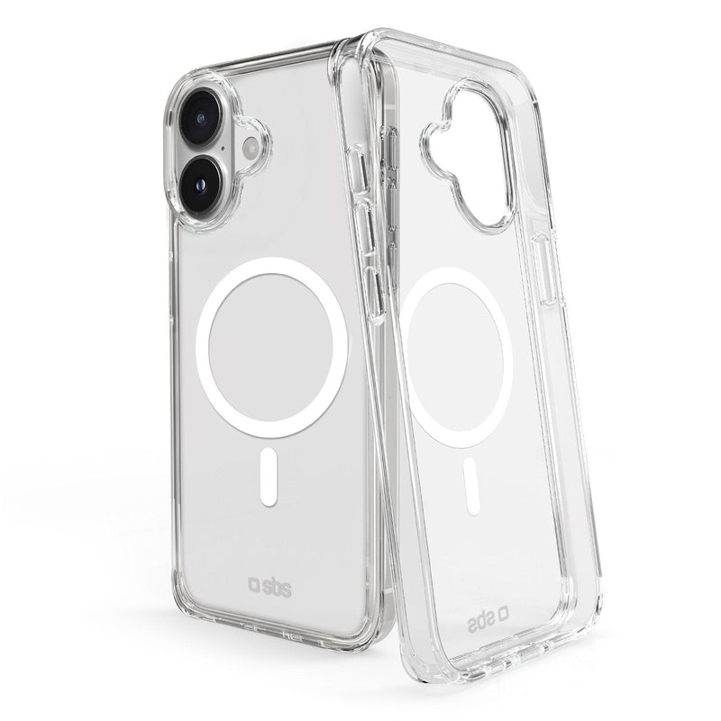 Sbs Light Mag Case Compatible Iphone 16 Transparentee