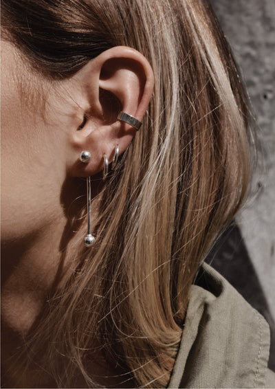 Flat Ear Cuff - Silver