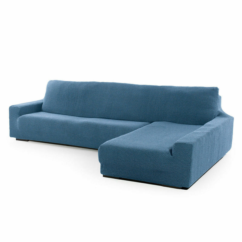 Right long arm chaise longue cover Sofaskins NIAGARA Celeste (Refurbished A)