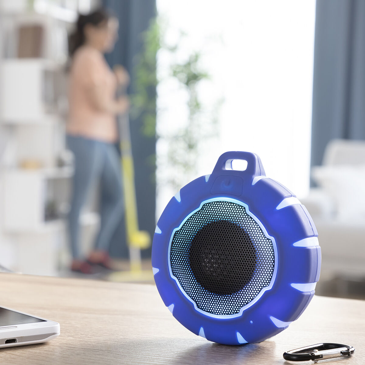 Floating Wireless Speaker with LED Floaker InnovaGoods Blue Black (Refurbished B)