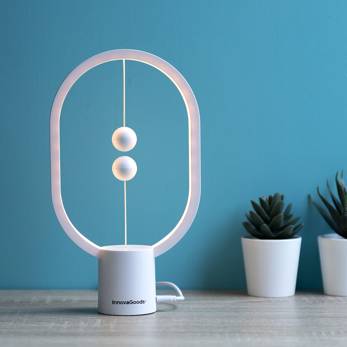 Balance Lamp with Magnetic Switch Magilum InnovaGoods White 3 W (Refurbished B)