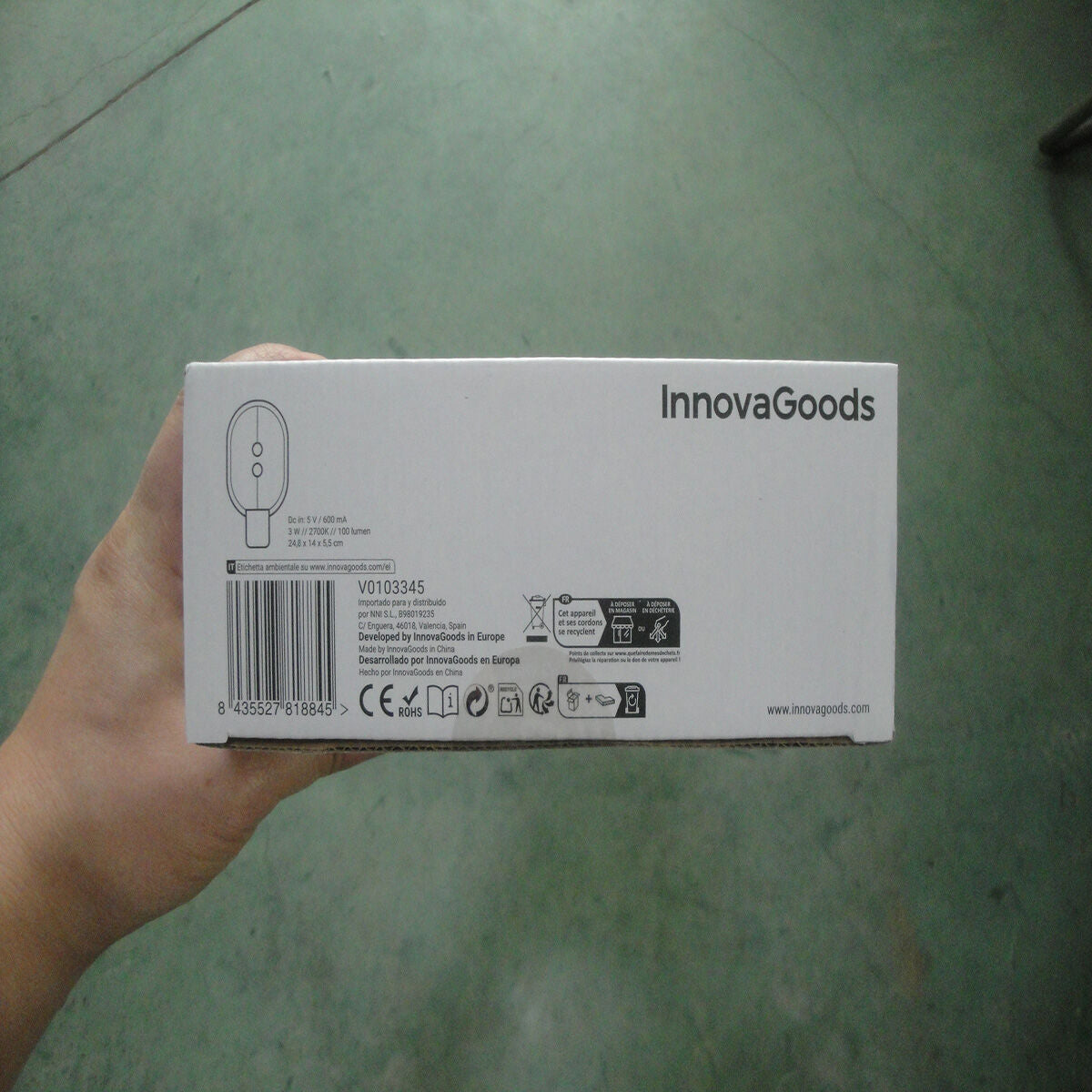 Balance Lamp with Magnetic Switch Magilum InnovaGoods White 3 W (Refurbished B)