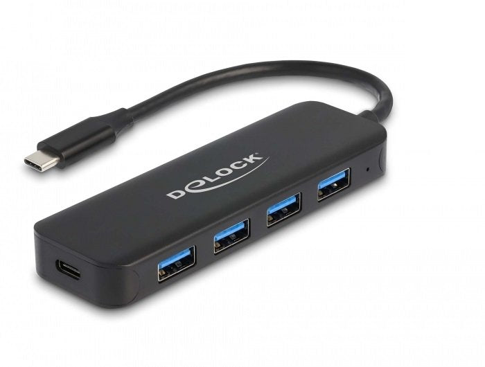 Delock Hub USB Type-c™ 4 Ports USB 3.2 Gen 1 With Power Delivery 85 Watts