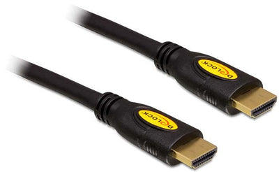 Delock Cable High Speed HDMI With Ethernet - Hdmi-a Connector Male Hdmi-a Connector Male 4K 0.5M — image 1