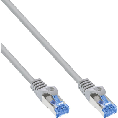 Inline® Patch Cable CAT.6A, S/FTP, Tpe (lszh), Cca, Grey 1M — image 1