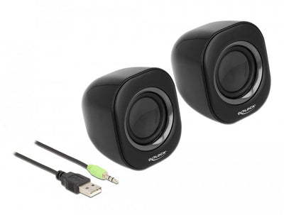 Delock Speaker 27002 Black Grey Alámbrico 2W — image 1