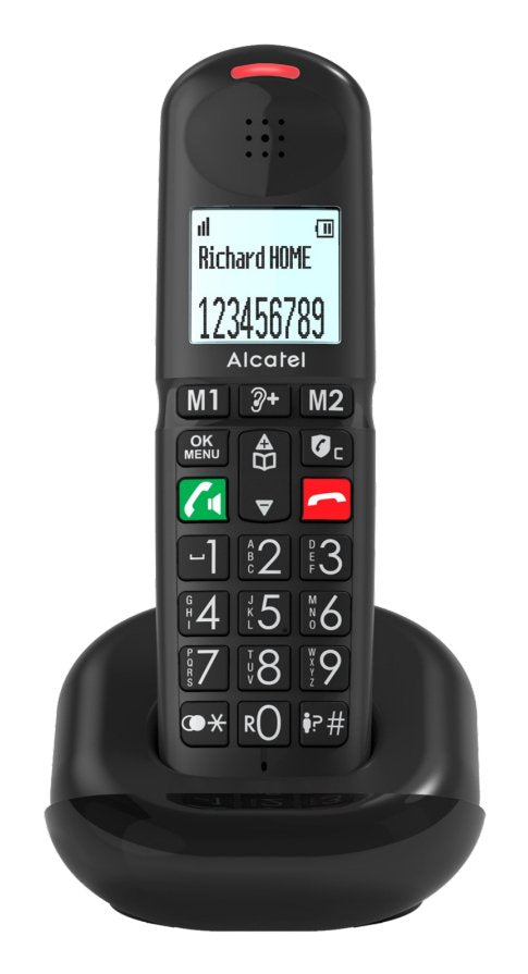 Alcatel Phone XL685 Duo Ewe Analógico Identificador Llamadas Black