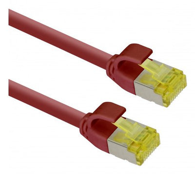 Helos Ultra Slim Network Cable S/FTP CAT.6A Red 5,0M — image 1