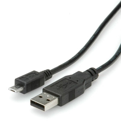 Roline Cable USB 2.0 USB a St - Micro USB B St Black 0,8M — image 1