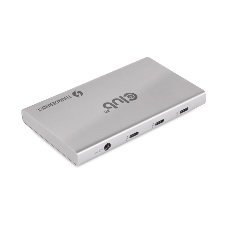 Hub CLUB3D CSV-1580 Acoplamiento Thunderbolt 4 Silver