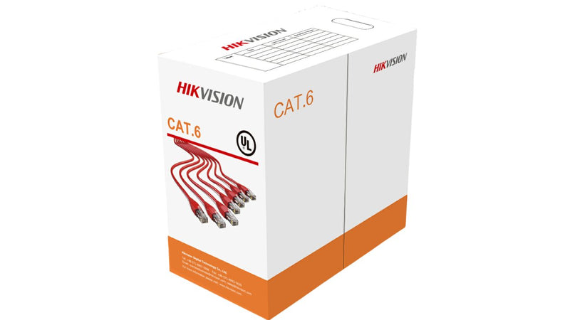 Hikvision Bobina Cable UTP CAT.6E . Certificado. Conductor Cobre High Quality