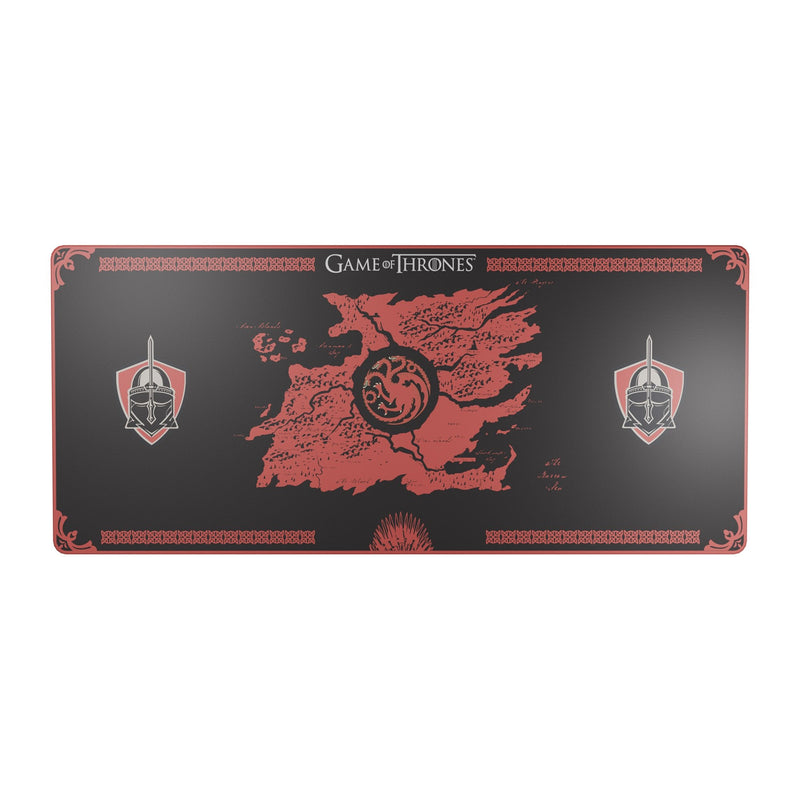 Lexip Hbo Game De Thrones - Targaryen Edición Ratón Pad Ratón Juegos Negro Rojo