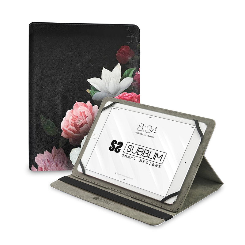 Subblim Case Trendy Case Rosas Tablet 11' Black