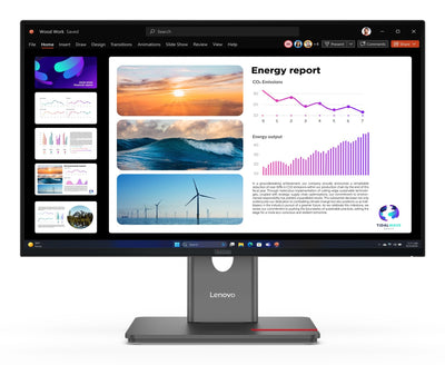 Lenovo Monitor Thinkvision P24Q-40 LED Display (23.8) 2560 X 1440 Pixels Quad HD LCD Black 64B2GAT1EU — image 1