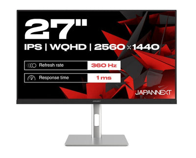 Japannext Monitor JN-I270WQHD300F-HSP 27 2560 X 1440 Pixels Wide Quad HD LED Grey — image 1