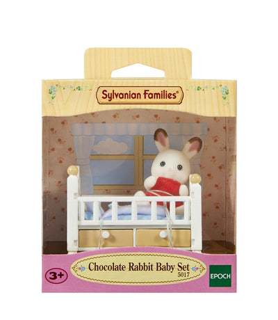 Sylvanian Families Chocolate Dressed Baby Set (crib) — image 1