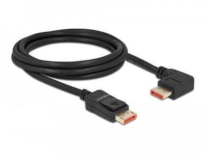 Delock Cable DisplayPort Male Recto a Male 90° Derecha Angular 8K 60 HZ 2M — image 1
