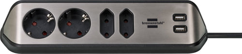 Brennenstuhl Estilo Eckstedoleiste 4-FACH Black — image 1