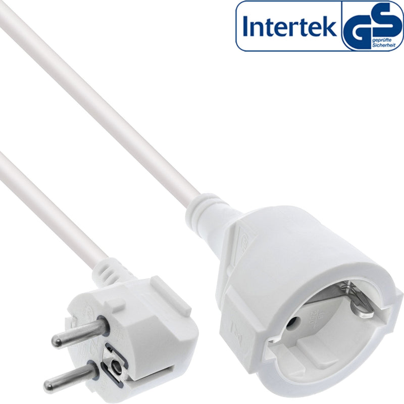 Inline® Power Cable Extensión Angeld Type F White 3M