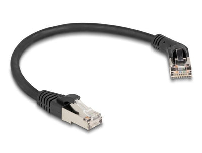 Delock RJ45 Network Cable CAT.6A S/FTP Male a Male Gerade 0,25M Black — image 1