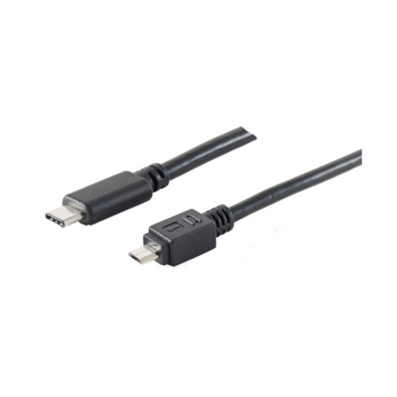 S-conn 77145-1.8 USB Cable 1,8M USB 2.0 USB C Micro-usb B Black