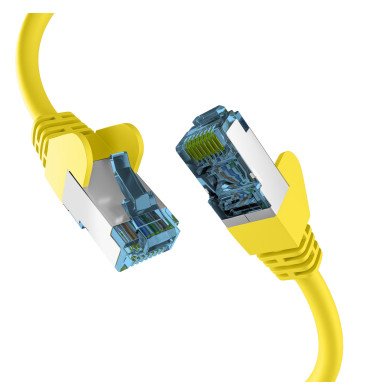 Efb RJ45 Network Cable With CAT.7 Rohcable Yellow 0,5M — image 1
