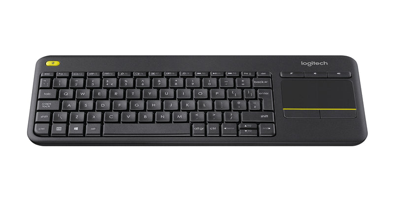 Logitech Keyboard English K400 Plus TV RF Wireless QWERTY Black