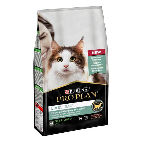 Purina Pro Plan Liveclear Sterilised Adult Bogata W Lososia 1,4KG — image 1
