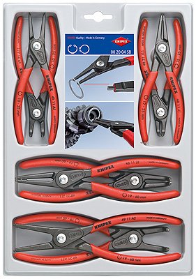 Knipex Set Of Pliers Precisión Arandelas 00 20 04 Sb Red 8 Pieces — image 1