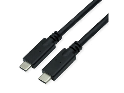 Roline USB 3.2 Gen 2 Kompatibles Cable C-c, St St, 4K UHD-1, 10GBIT S, Emark, 100W, Black 5M — image 1