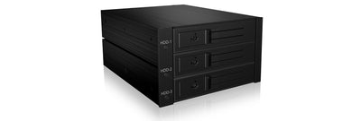 Backplane Icybox 3X3,5 SATA/Sas HDD/SSD - 2X 5,25 IB-563SSK Retail — image 1