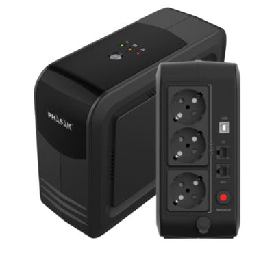 Phasak UPS 900VA Smart Lite Ph 9499 3 Schuko — image 1