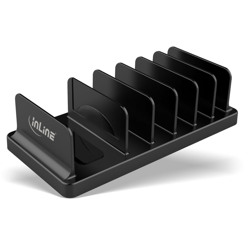 Inline Stand Múltiple With 6 Compartimentos Desk / Shelf Black