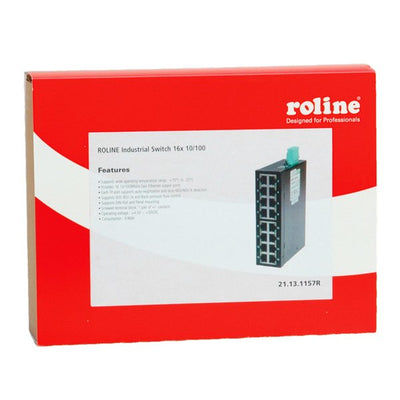 Roline Industrie Switch 16X RJ-45, Unmanaged — image 1